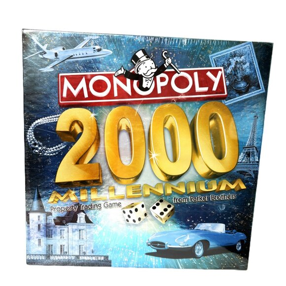 Monopoly 2000 Millennium Edition Board Game by Parker Brothers NWT NOS  VTG - Picture 3 of 11